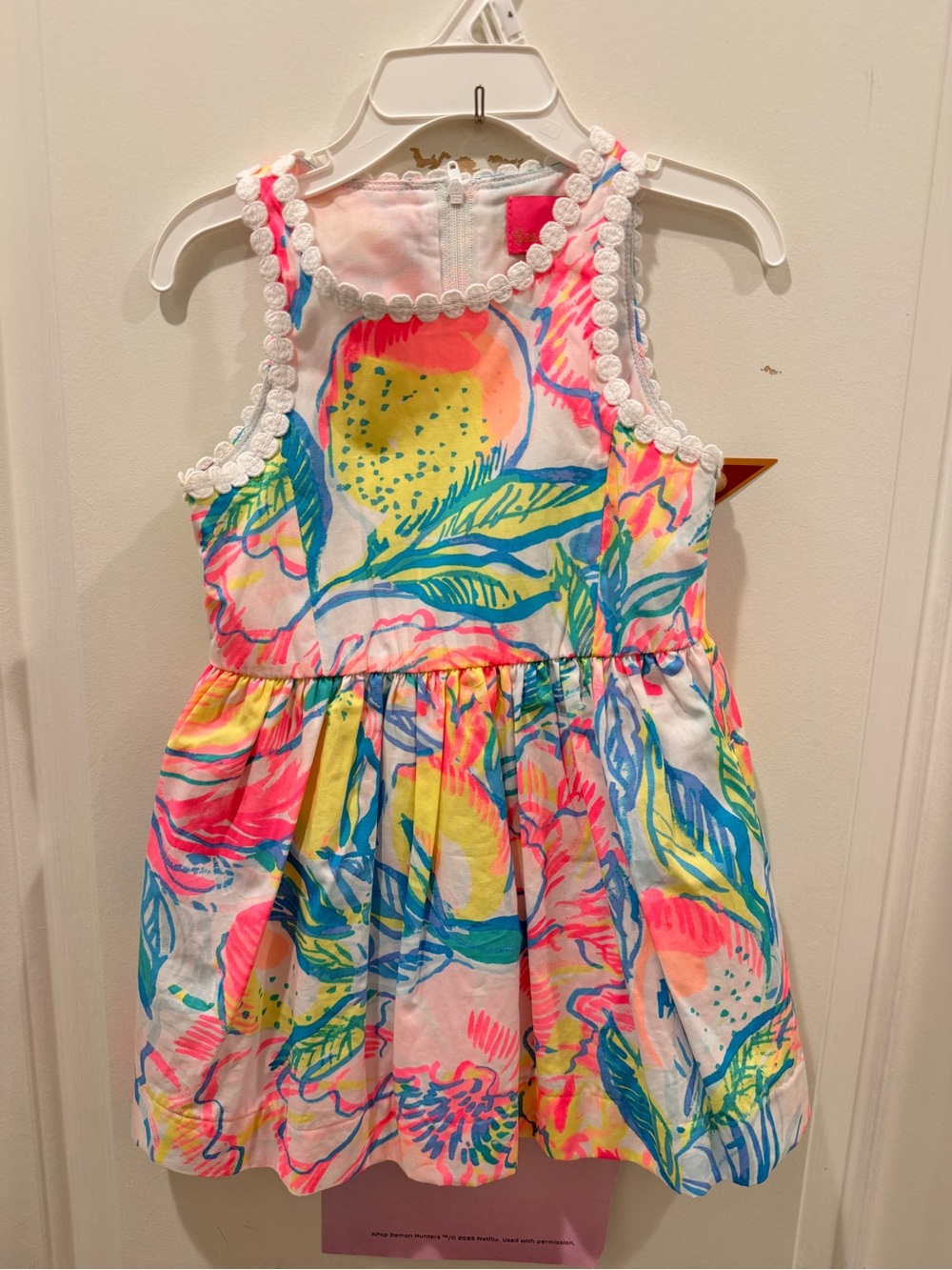 Lilly Pulitzer Girls Mini Tori Dress in Fiesta Bamba print. Size 3t